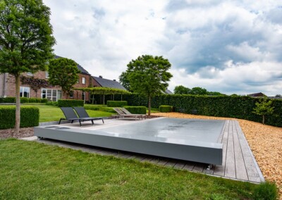 Couverture de piscine coverseal pour protéger des grenouilles en été