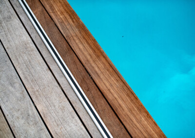Couverture de piscine coverseal pour protéger des grenouilles en été