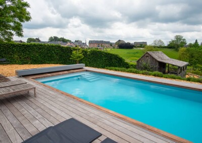 Couverture de piscine coverseal pour protéger des grenouilles en été